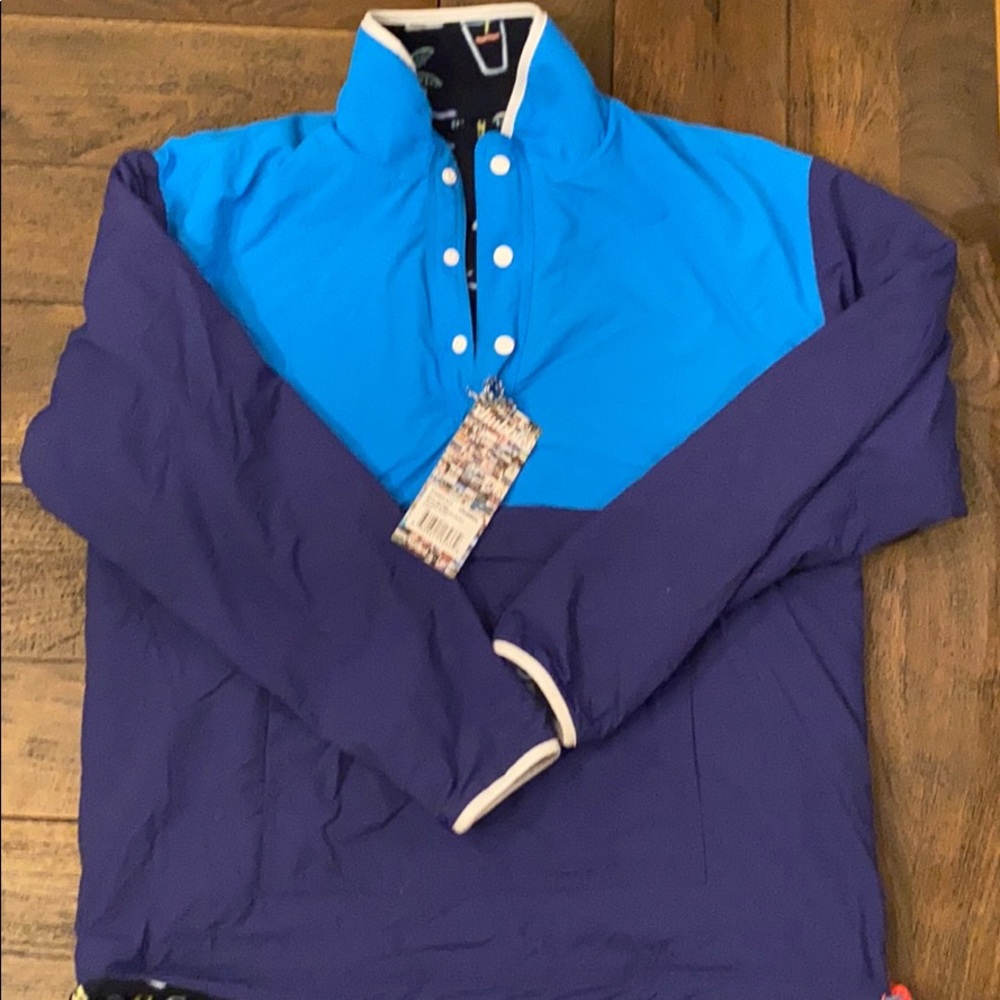 NWT Chubbies Reversible Quarter Zip